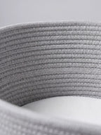 Portable Woven Cotton Baby Basket with Mattress