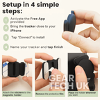 VeloGuard 自行车追踪器 GPS 适用于 Android 和 iOS 无需订阅