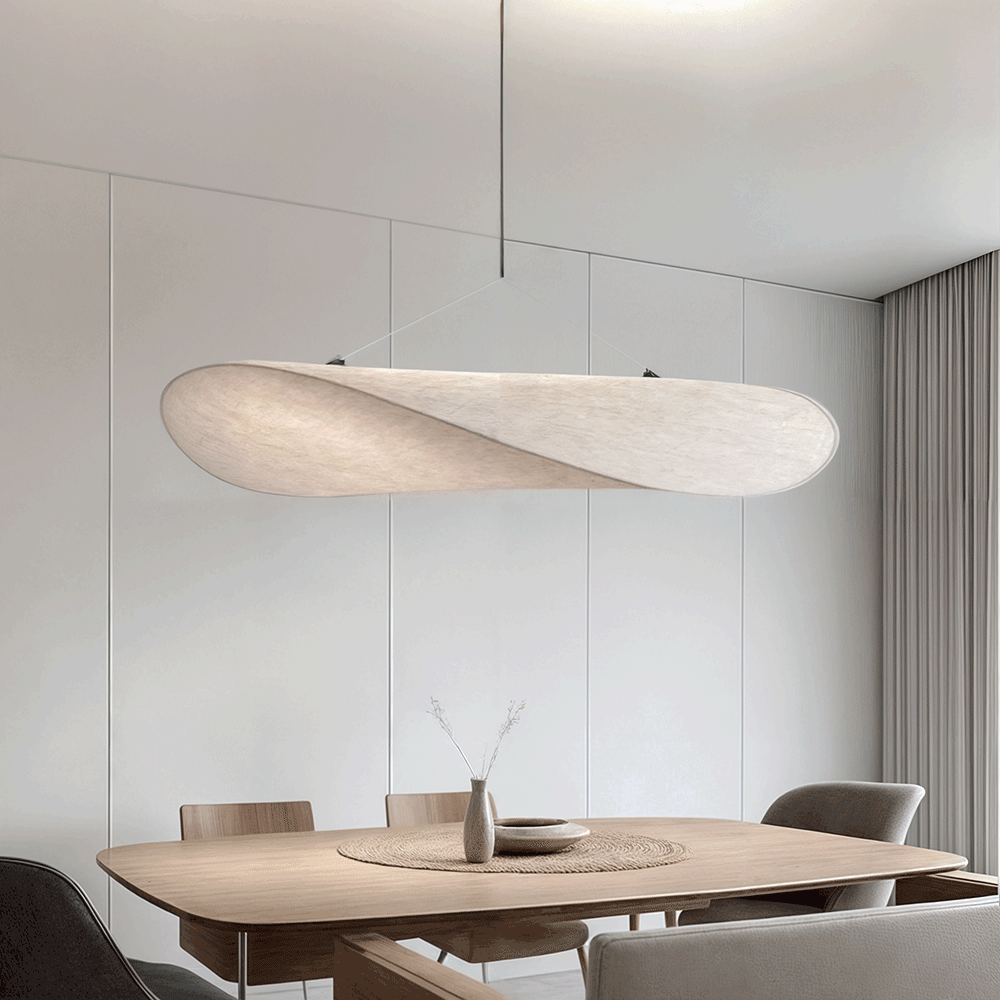 Nordic Glow Lyra Premium LED lustr s hedvábnými listy