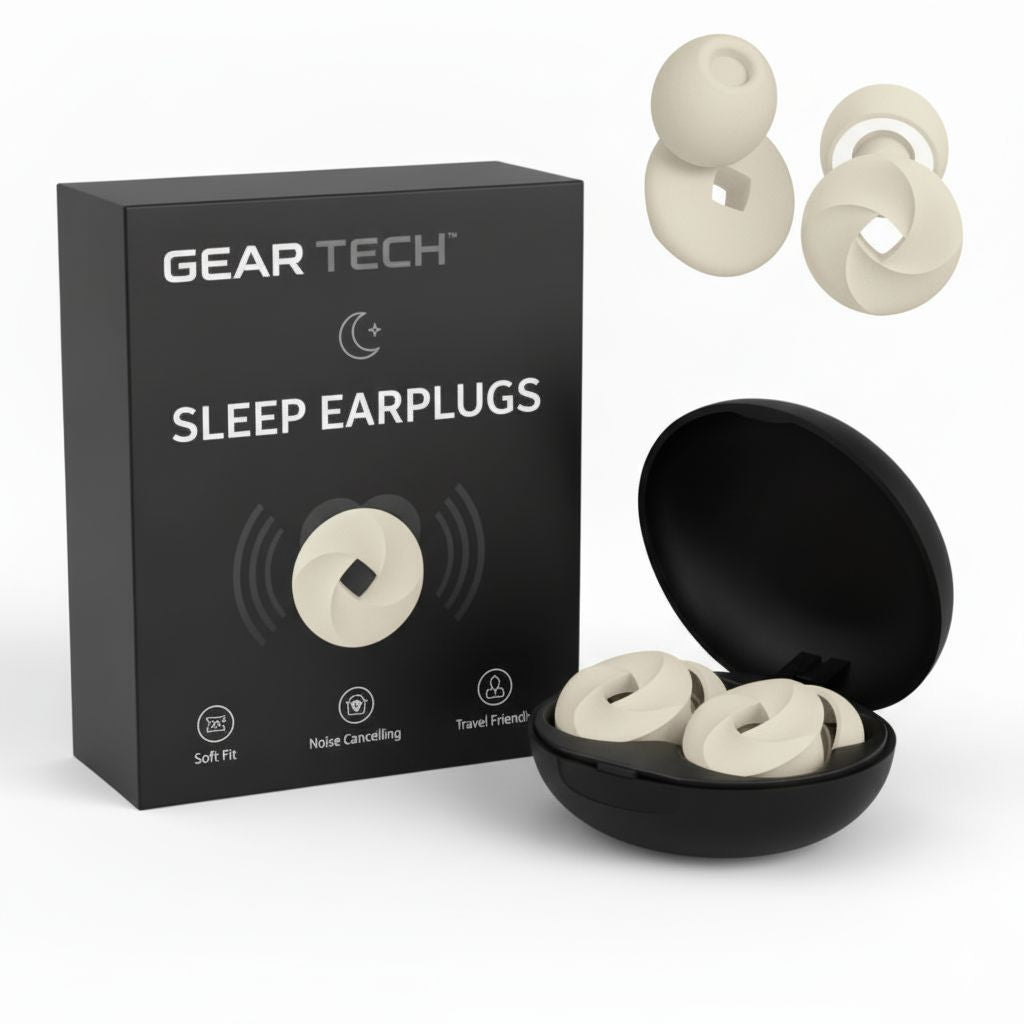SlumberNest Ear Plugs Sleep For All Night Comfort 33 dB Noise Reduction