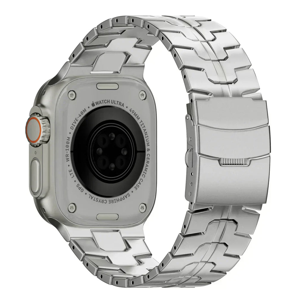 Tali Titanium Aurex Ringan Gred Dua Titanium Tahan Lama Serasi Dengan Apple Watch