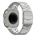 Tali Titanium Aurex Ringan Gred Dua Titanium Tahan Lama Serasi Dengan Apple Watch