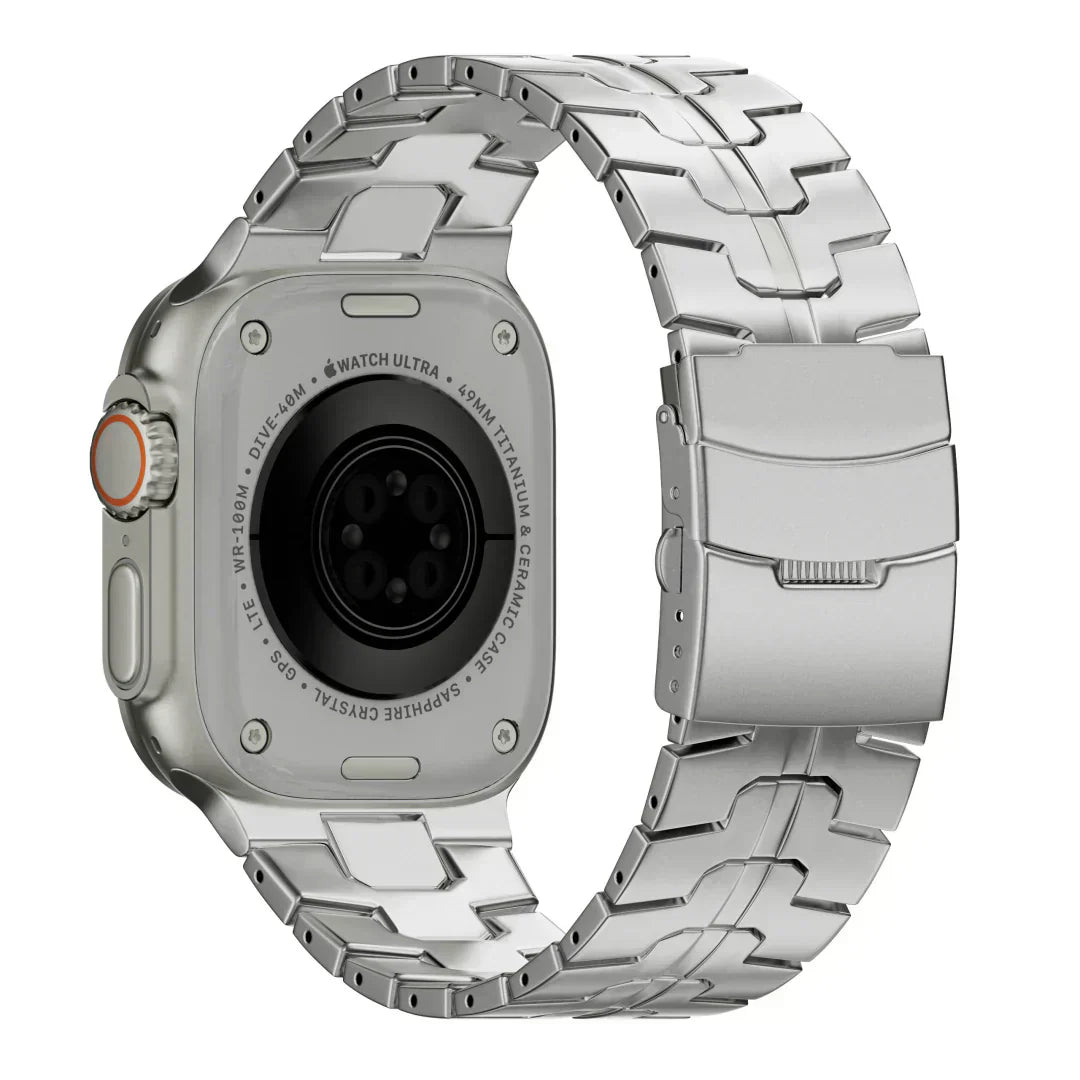 Tali Titanium Aurex Ringan Gred Dua Titanium Tahan Lama Serasi Dengan Apple Watch