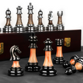 Jeu d'échecs RegalOrion en alliage premium sur plateau de 17,7 pouces