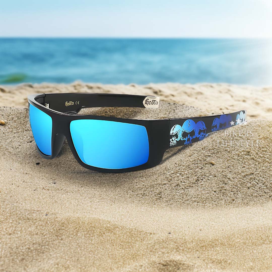 Occhiali da sole SkullGuard con lenti polarizzate per appassionati di attività all'aperto