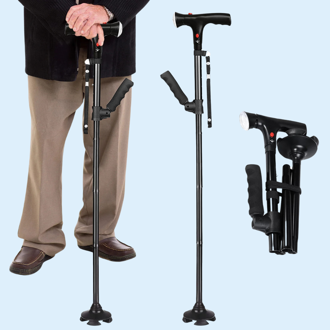 StrideMate Lightweight Cane for Easy Balance and Senior Support