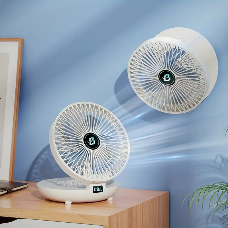 Ventilador Personal USB WallBreeze para Enfriamiento en Casa y Oficina, Silencioso