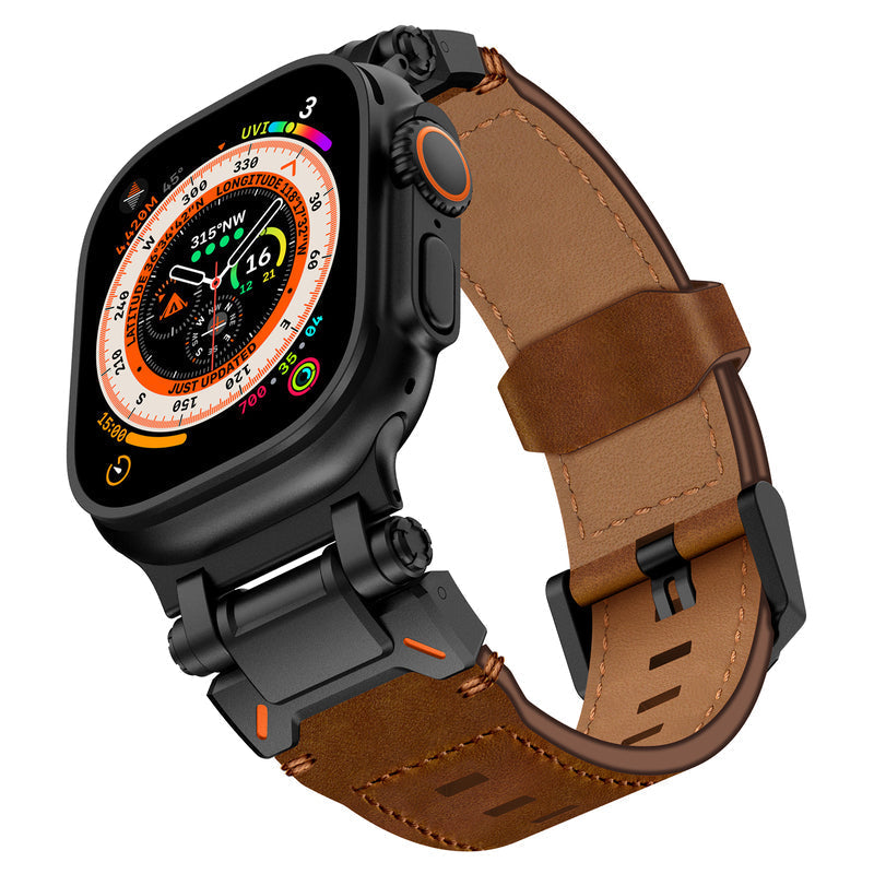 Skórzany pasek Nomad w wykończeniu Crazy Horse do Apple Watch