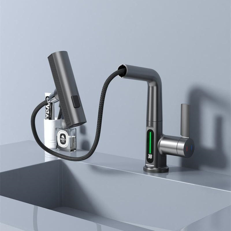 Vellaro Brass Faucet For Hot Or Cold Water, Single-Hole Design