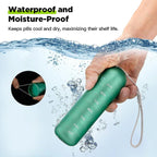 MediSafe Weekbox – Waterproof Aluminum Pill Organizer with 7 Compartments