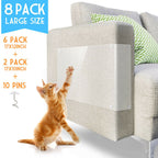 PawShield 8-Pack Cat Scratch-Guard Pads For Furniture