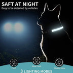 LumaPaw Waterproof LED Collar With Tracker Slot For Dogs