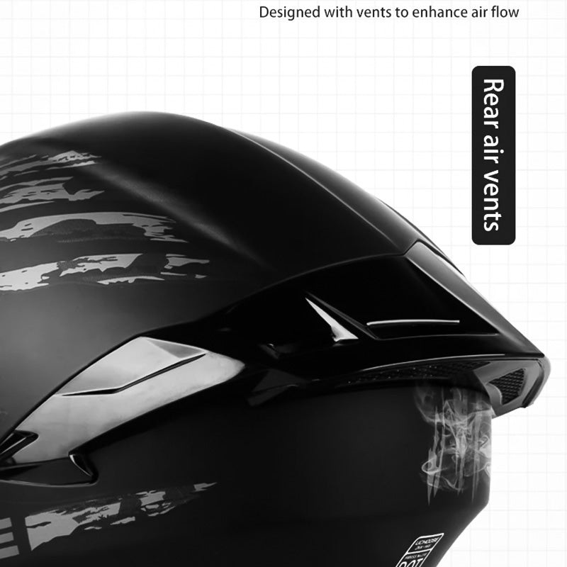 Casco FlipGuard Aprobado por DOT con Doble Lente para Motociclistas