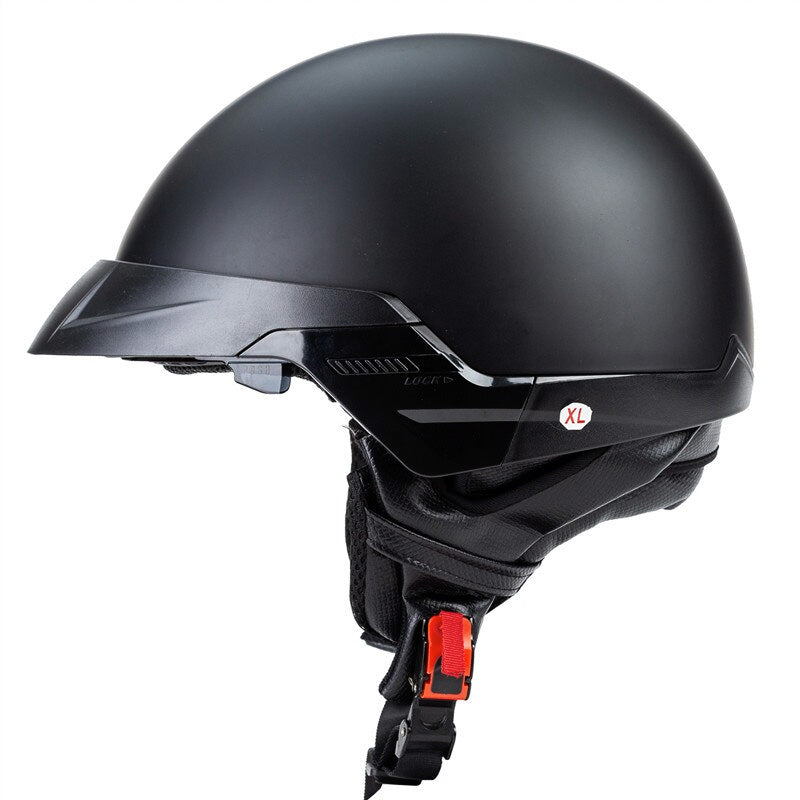 Open Cruiser Motorcycle Helmet Featuring a Removable Liner