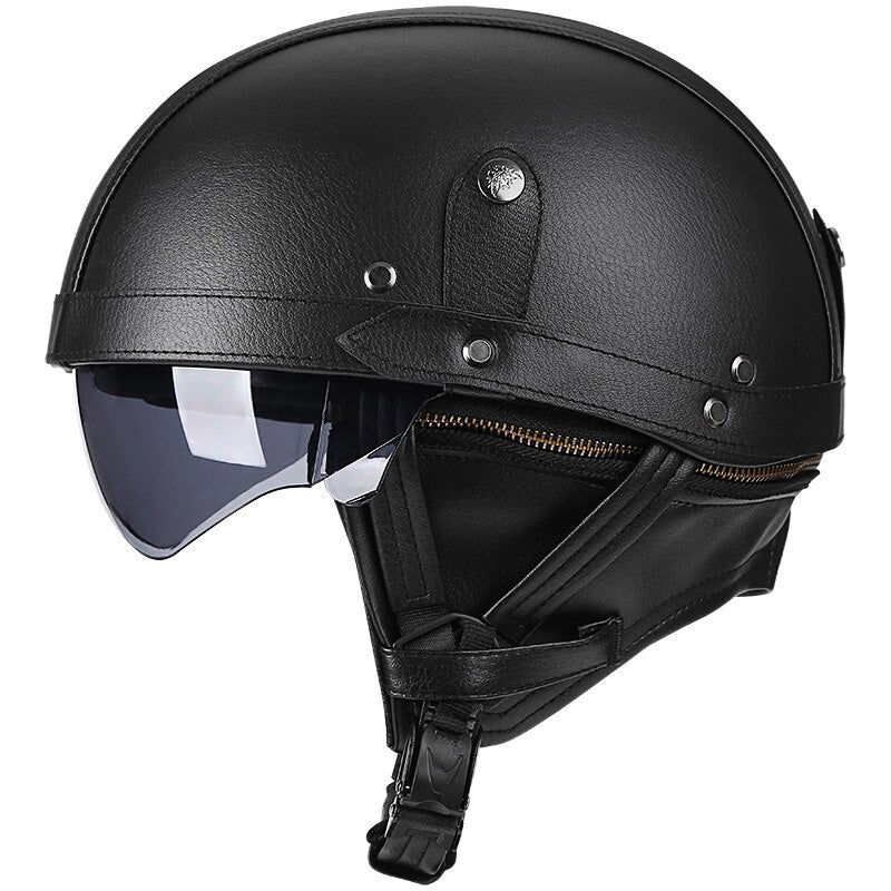 NovaRove Helmet For Retro Motorcycle Use UV Shield DOT Approval