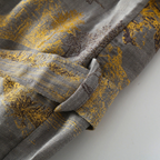 Kimono de détente en coton pur Élégance Rustique pour femmes