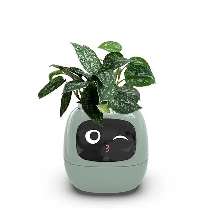 AI Powered Smart Planter With Seven Sensors For Living Room Plant Care