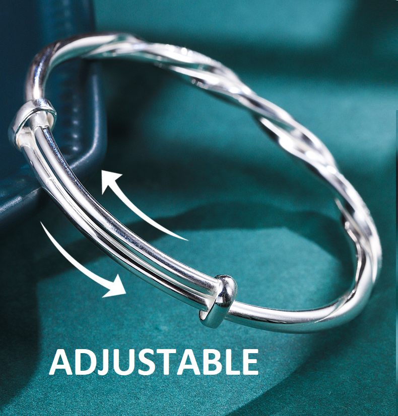 Braided Sterling Silver Bracelet From Timeless Elara For Women