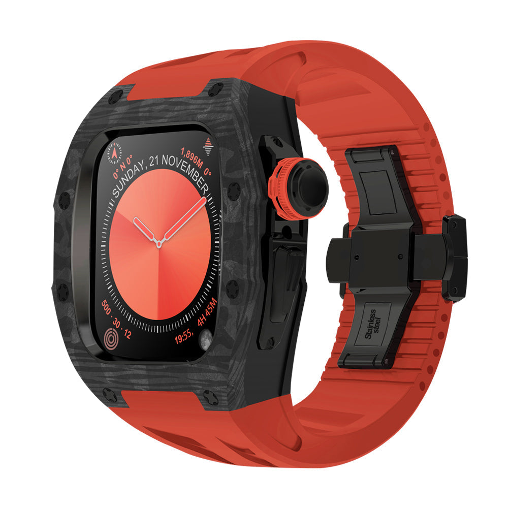 NovaCarb S10 Carbon Fiber And Titanium Apple Watch Retrofit Kit