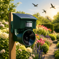 Motion detector bird repeller for effective protection