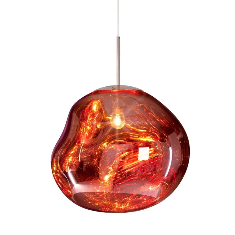 Lámparas Colgantes AstraLuma Lava con Acabado de Vidrio Multicolor