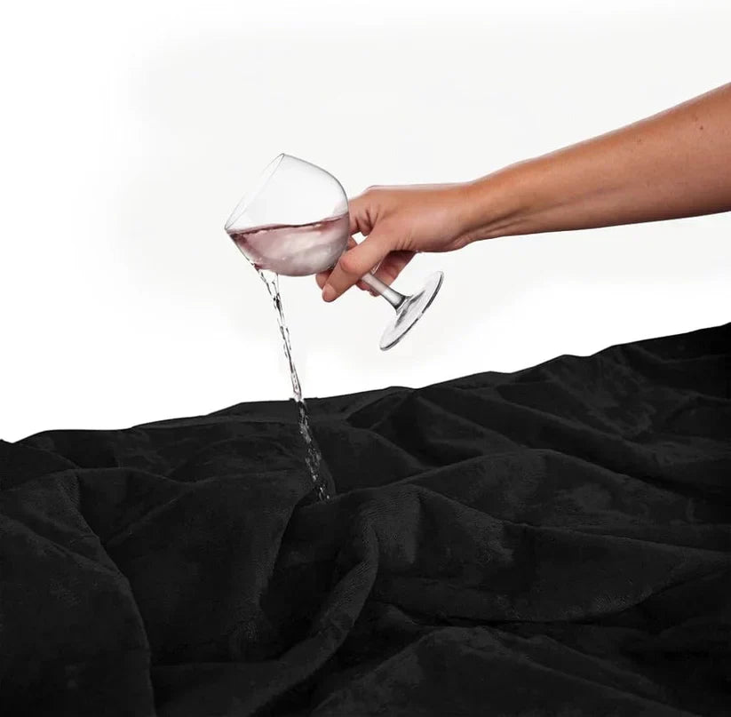 Couverture imperméable en peluche pour couples, pour une protection confortable et douillette