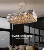 Jade Crystal Chandeliers For Modern Home Lighting And Decor