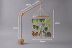 Minimalist Wooden Baby Crib Mobile with Arm