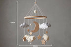 Wooden Baby Mobile – Gentle Crib Decor for Calm Sleep and Sensory Play