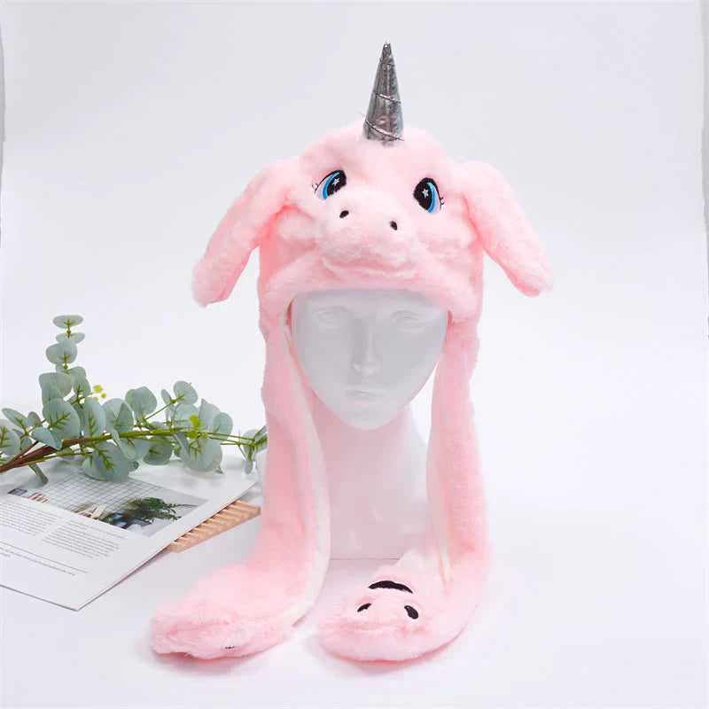 Funny hat with wobbly ears