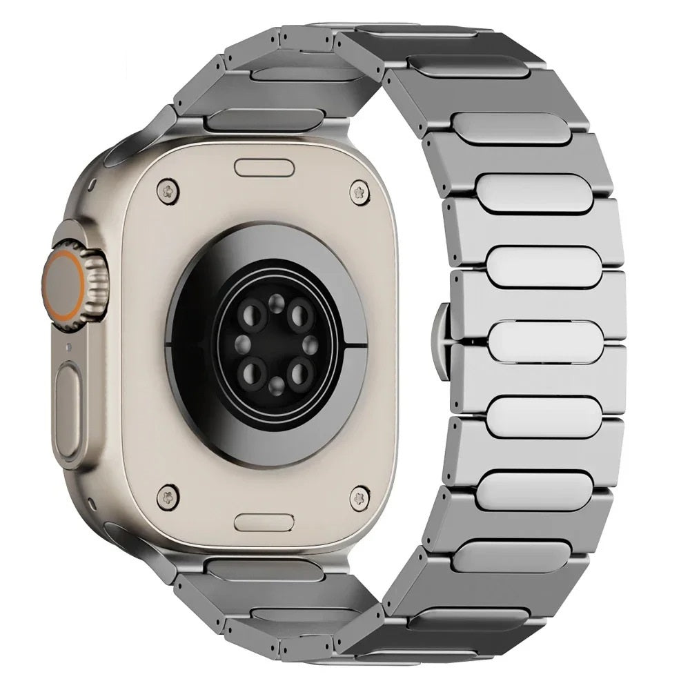 Tali Titanium Aureon Dengan Kunci Kupu-Kupu Untuk Apple Watch Ultra 1/2