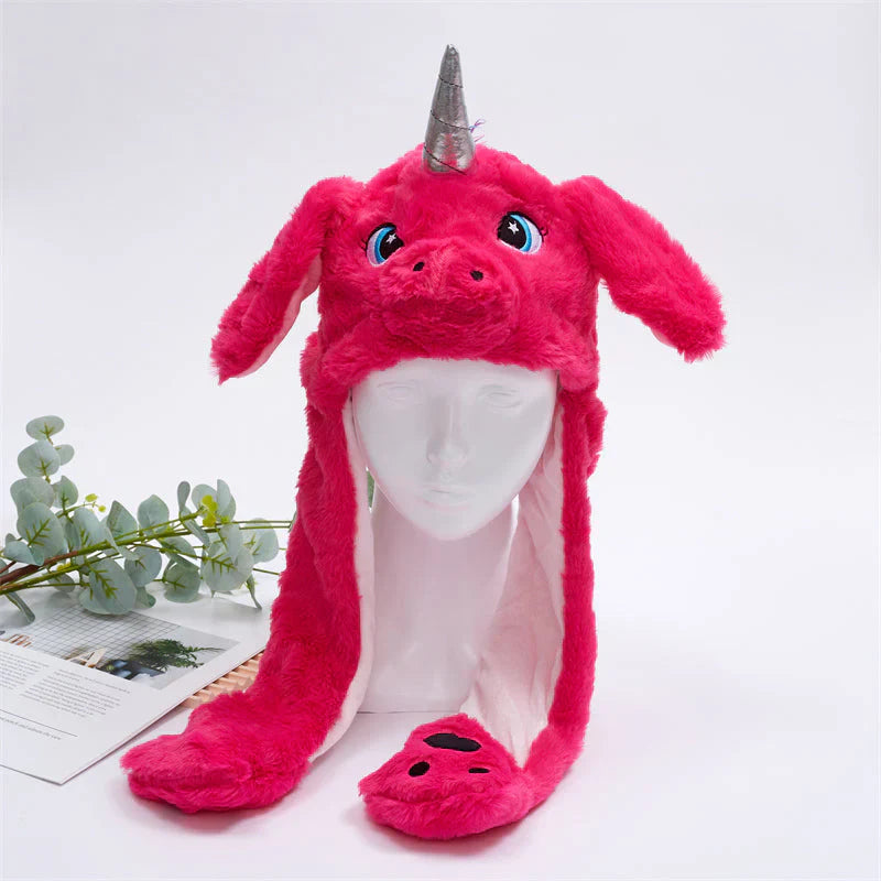 Funny hat with wobbly ears
