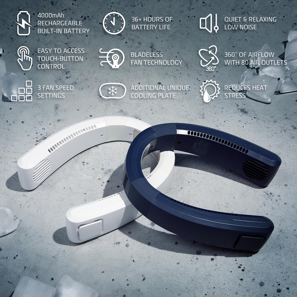 AeroChill Wearable Neck Cooler For Outdoor Travel And Work