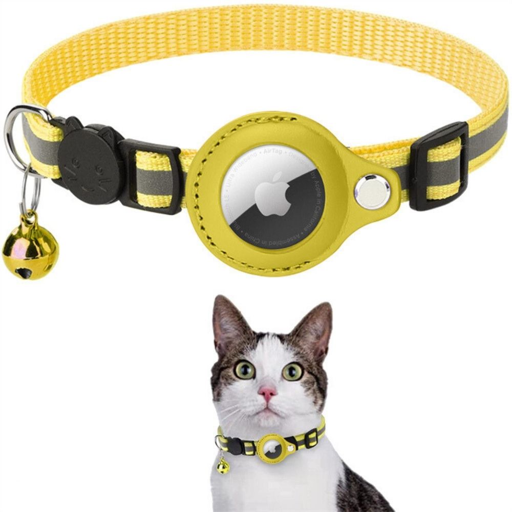 Asterra Reflekterande Halsband för Katter med Snabbkoppling för GPS-fäste för Nattspårning