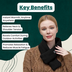ThermaLuxe Heated Neck Warmer For UK Winters Comfort On The Move