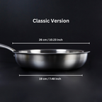 NovaTi No-Coating Frying Pan With Titanium Interior Nonstick