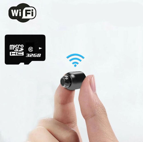 AetherGuard Compact WiFi Camera 1080P Video Night Vision Clear Audio UK