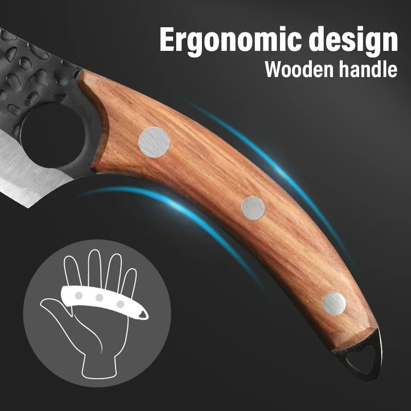 Huusk Knife Handcrafted Kitchen Knife With Premium Control For Home Cooks