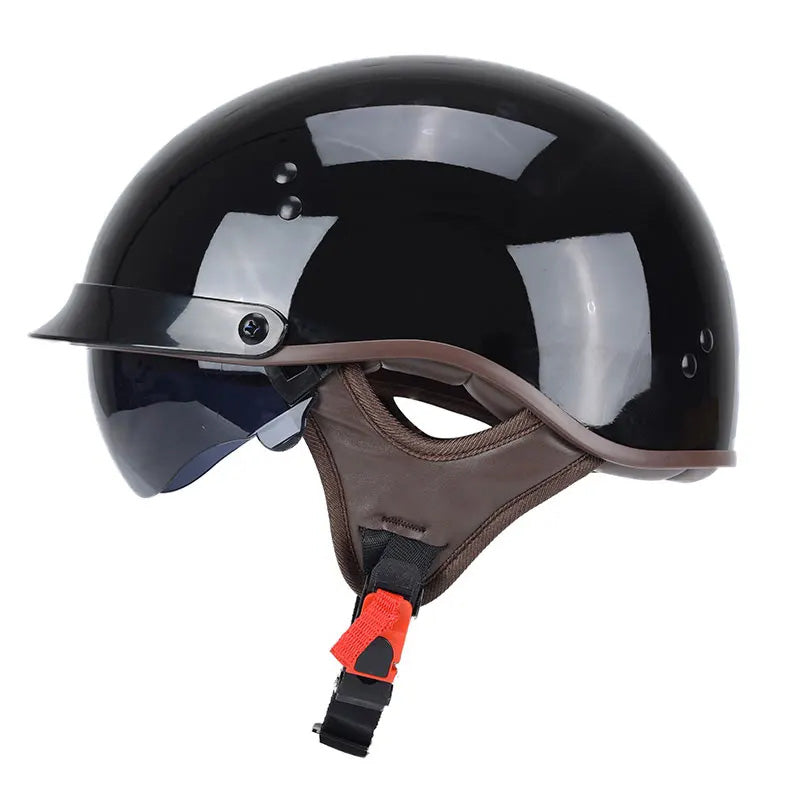 AeroShield Street Riding Helmet With Sunglasses Style UV Visor DOT Approved