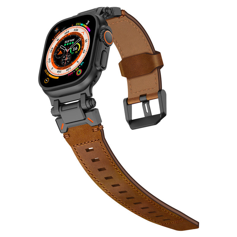 Skórzany pasek Nomad w wykończeniu Crazy Horse do Apple Watch