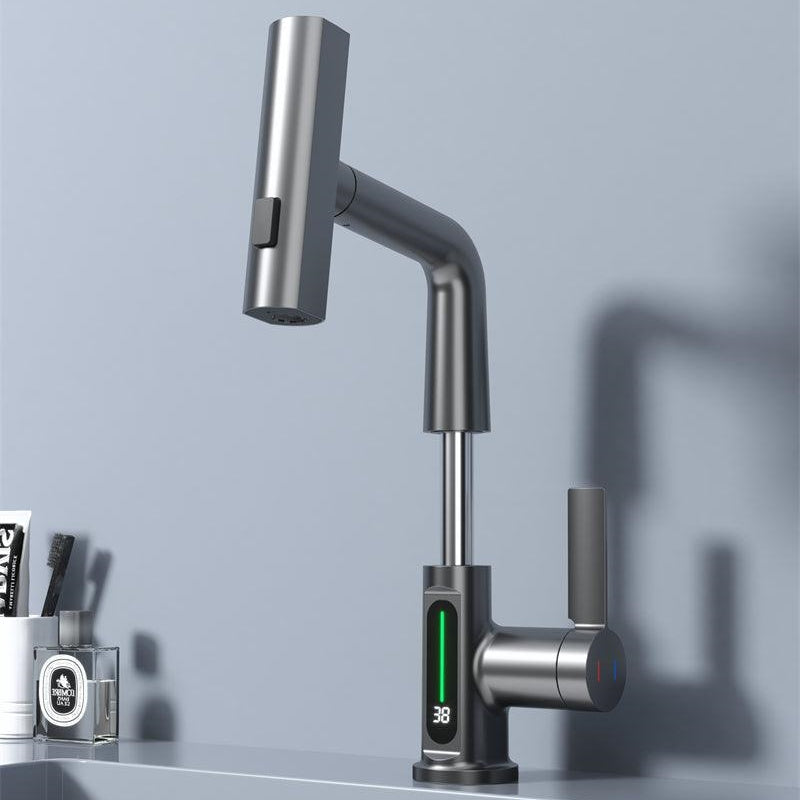 Vellaro Brass Faucet For Hot Or Cold Water, Single-Hole Design