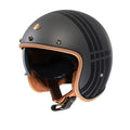 JetLite Retro opengezichthelm met veerlichte comfort voor rijders