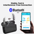 Clarivo Rechargeable BTE Hearing Aids With Noise Reduction