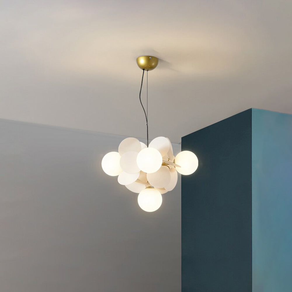 מנורת תלייה LED אקרילית AstraLumen לעיצוב פנים מודרני