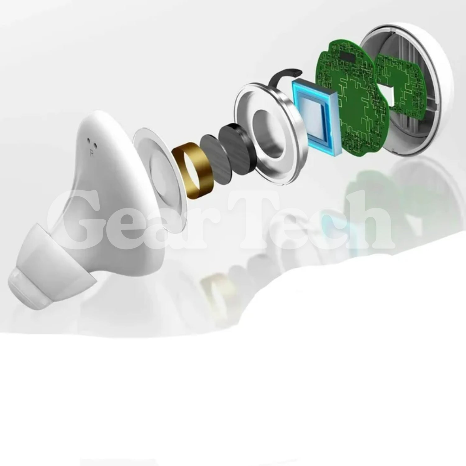 Bluetooth Enabled In-Ear Listening Device With App Control And Rechargeable Power