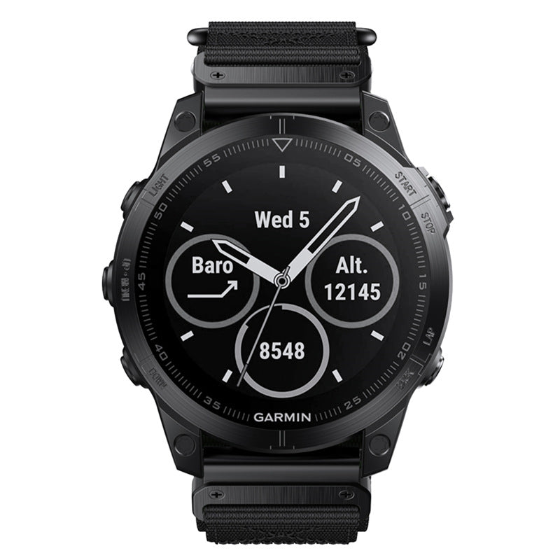רצועת שעון ניילון RidgeLine לסדרות Garmin Tactix ו-Fenix 6, 6X, 7, 7X, 8