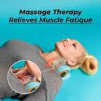 Multifunktionaler Nackenmassagegerät mit Dehnung und Wärme