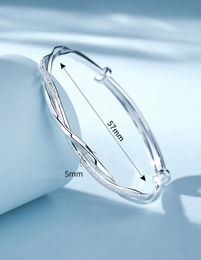Braided Sterling Silver Bracelet From Timeless Elara For Women