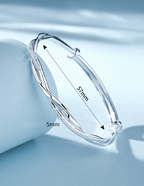 Braided Sterling Silver Bracelet From Timeless Elara For Women