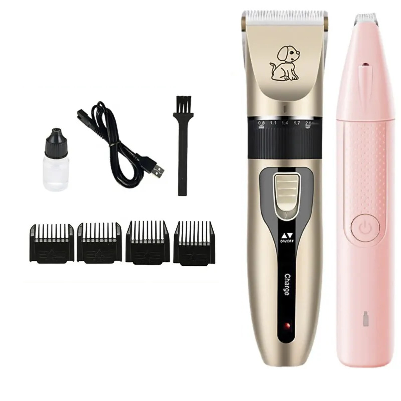 Whisper Quiet Cordless Dog Grooming Clippers For Calm Pets